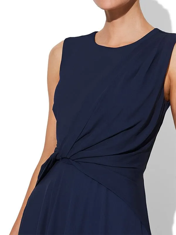 Allora Navy Chiffon Dress