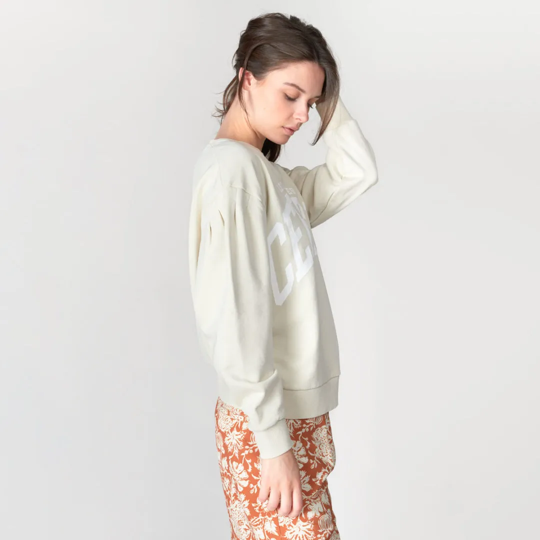 Beige Gypsoph Printed Sweatshirt