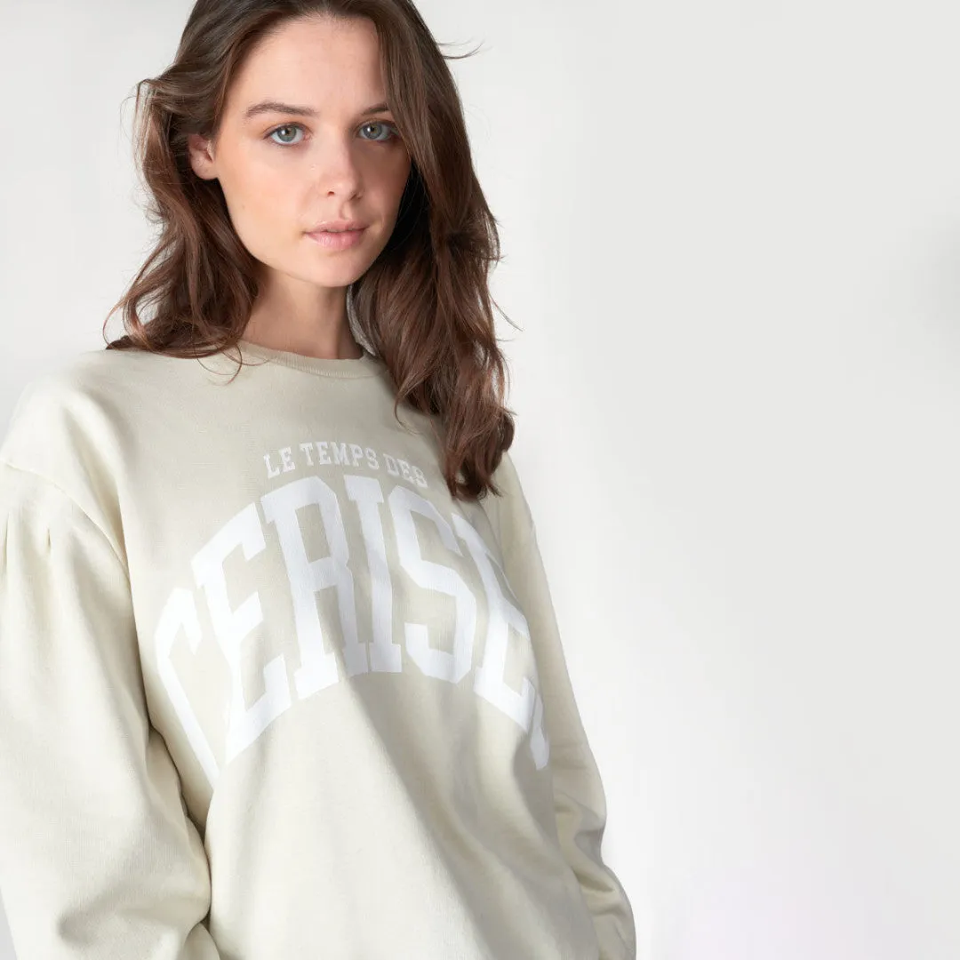 Beige Gypsoph Printed Sweatshirt