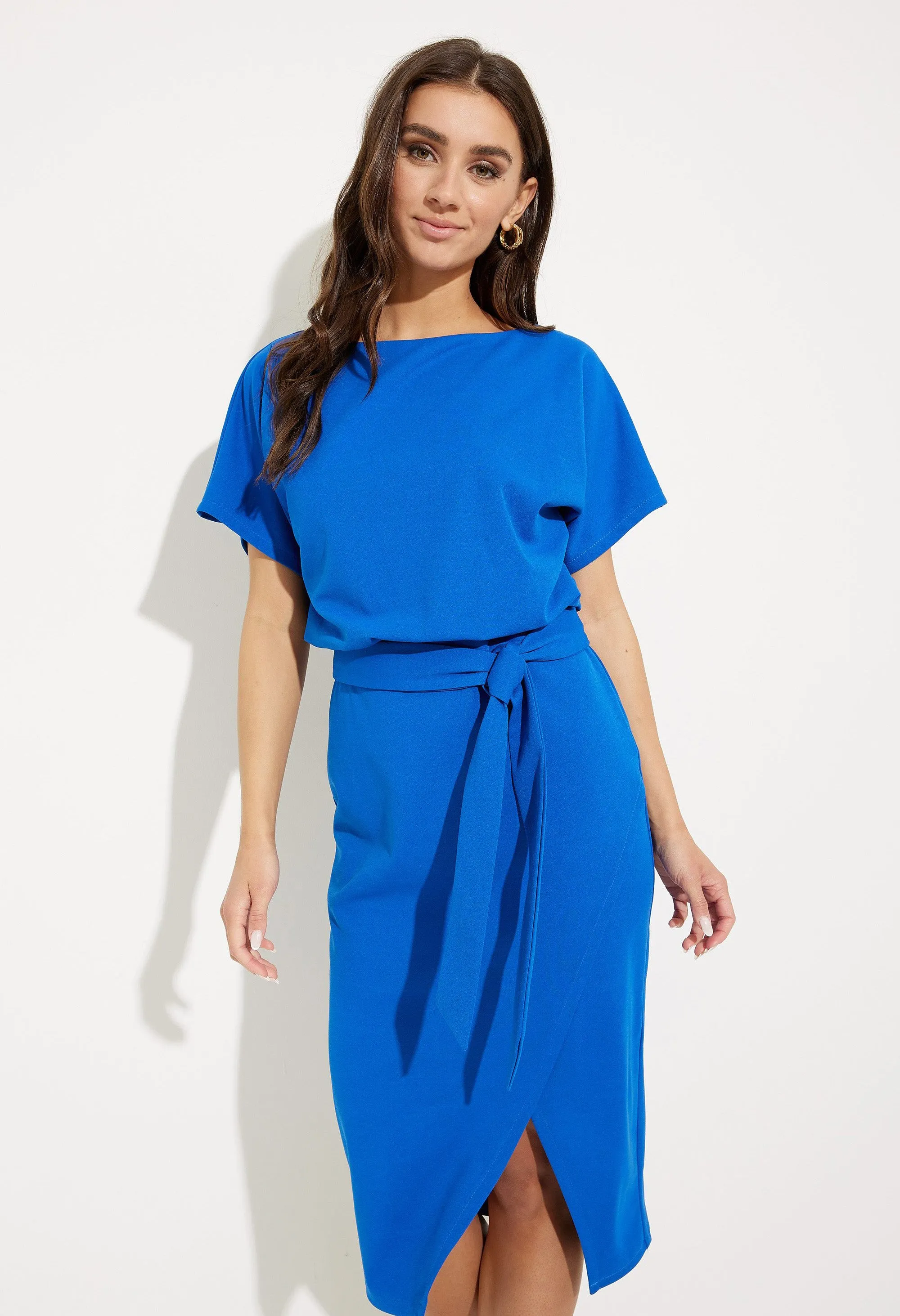 Belted Wrap Dress