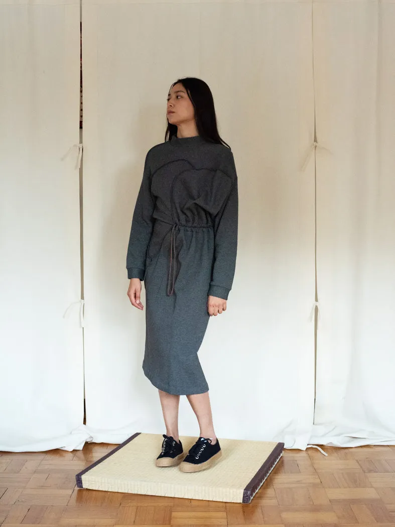 Bo dress, anthracite melange