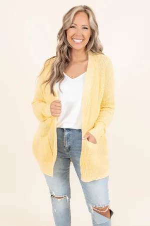 Brighter Than The Moon Cardigan, Golden Straw