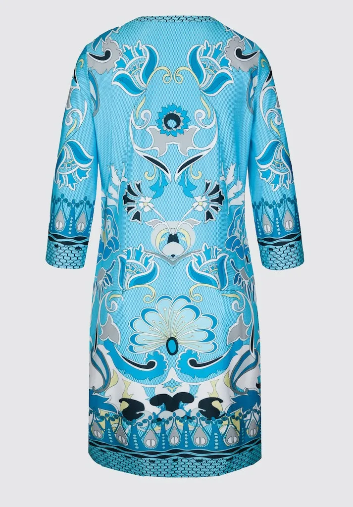 Danilo 3/4 Sleeve Patterned Dress