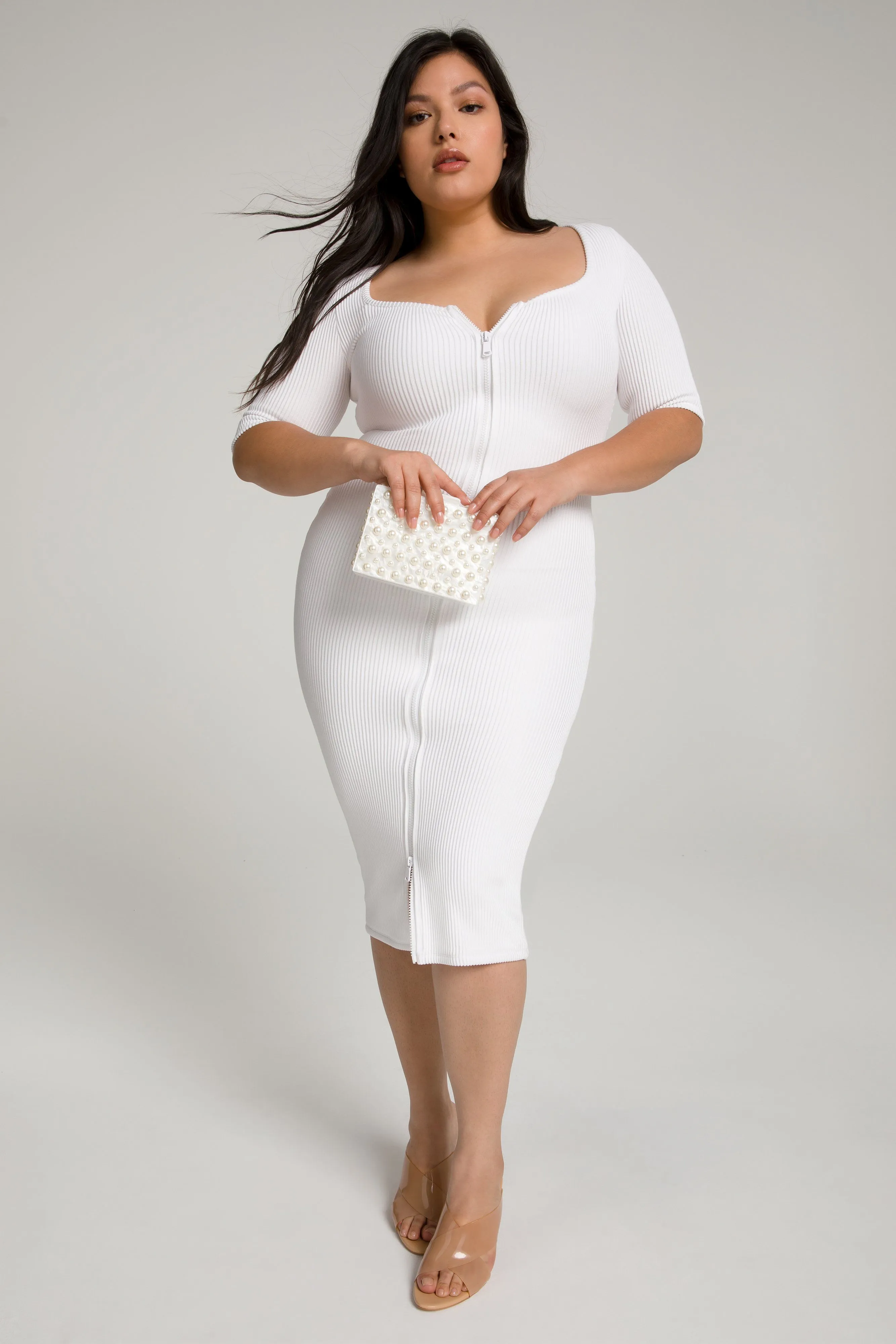 DRAMATIC ZIP MIDI | WHITE001