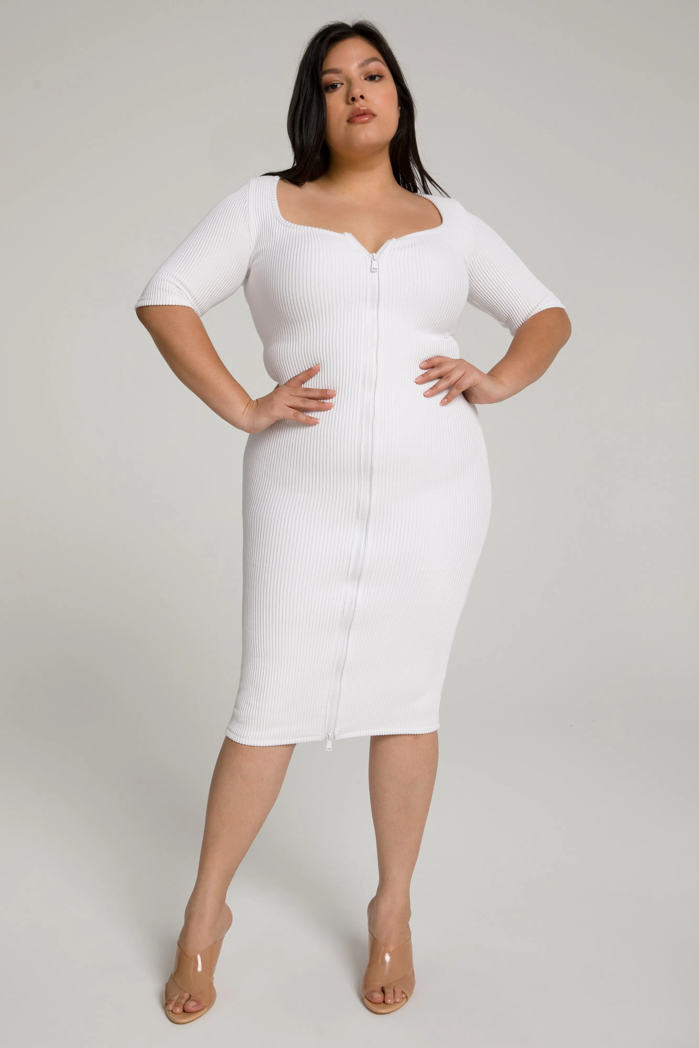 DRAMATIC ZIP MIDI | WHITE001