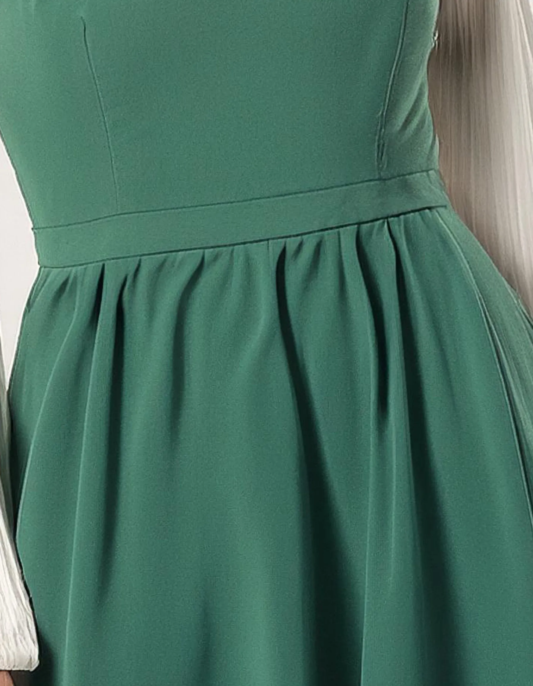 Emerald Elegance Mini Dress