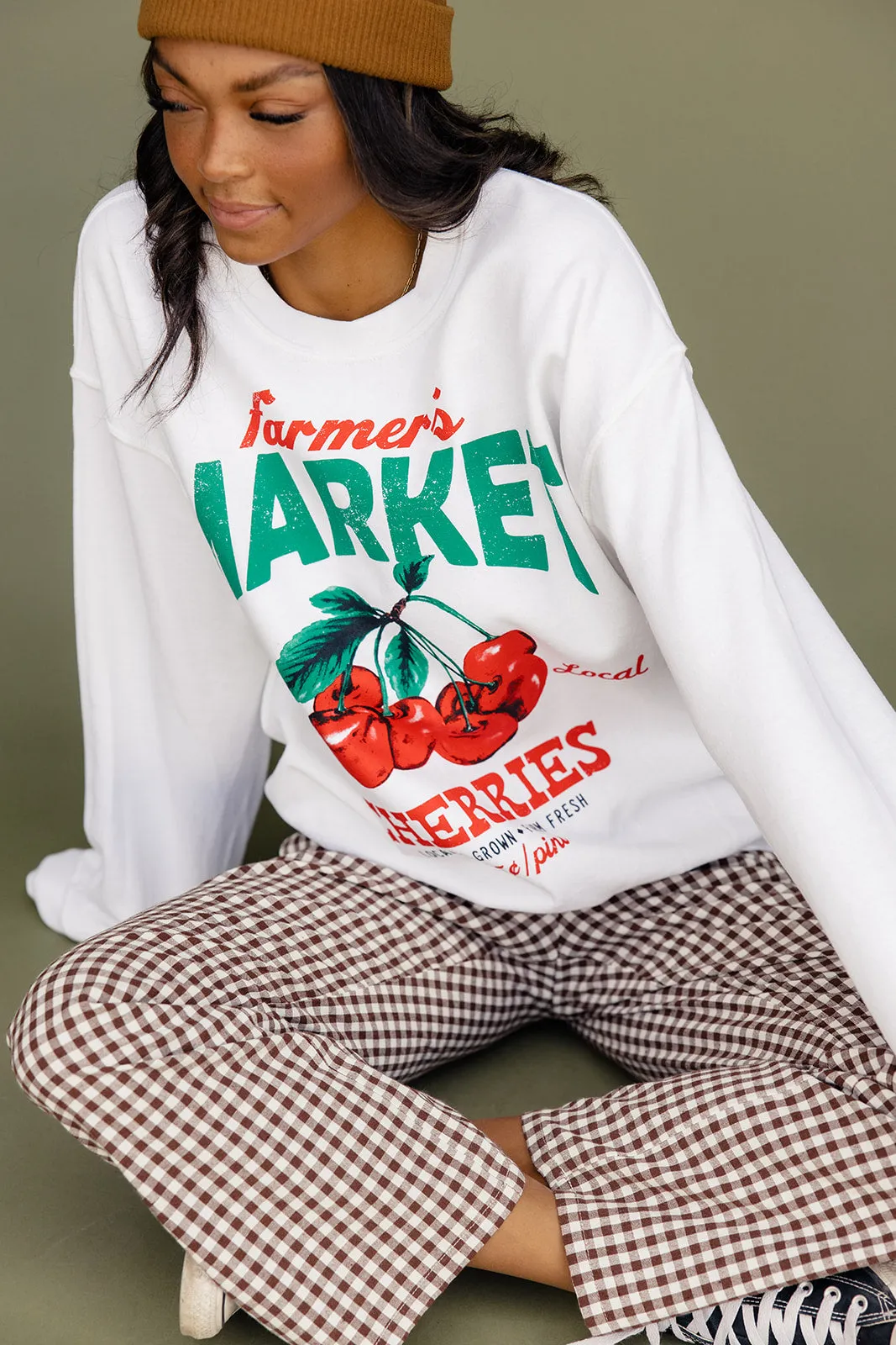 Farmer’s Market Cherries Sweatshirt