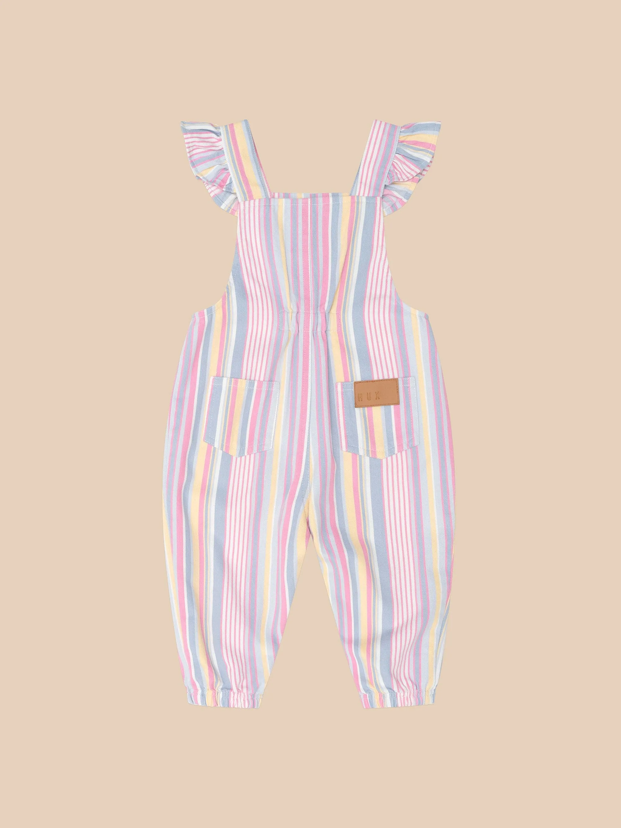 Huxbaby Rainbow Stripe Overall