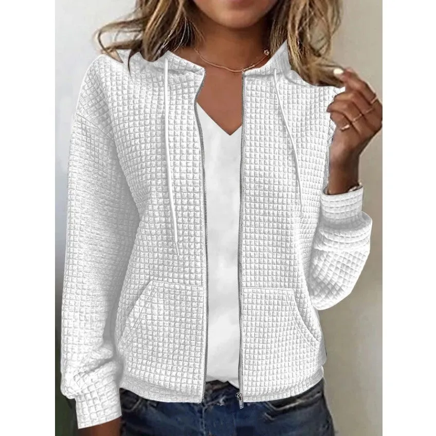 Kristen Cozy Zipper Sweatshirt with Pockets