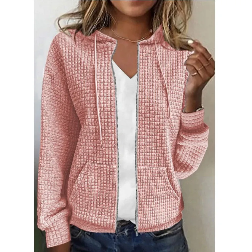 Kristen Cozy Zipper Sweatshirt with Pockets