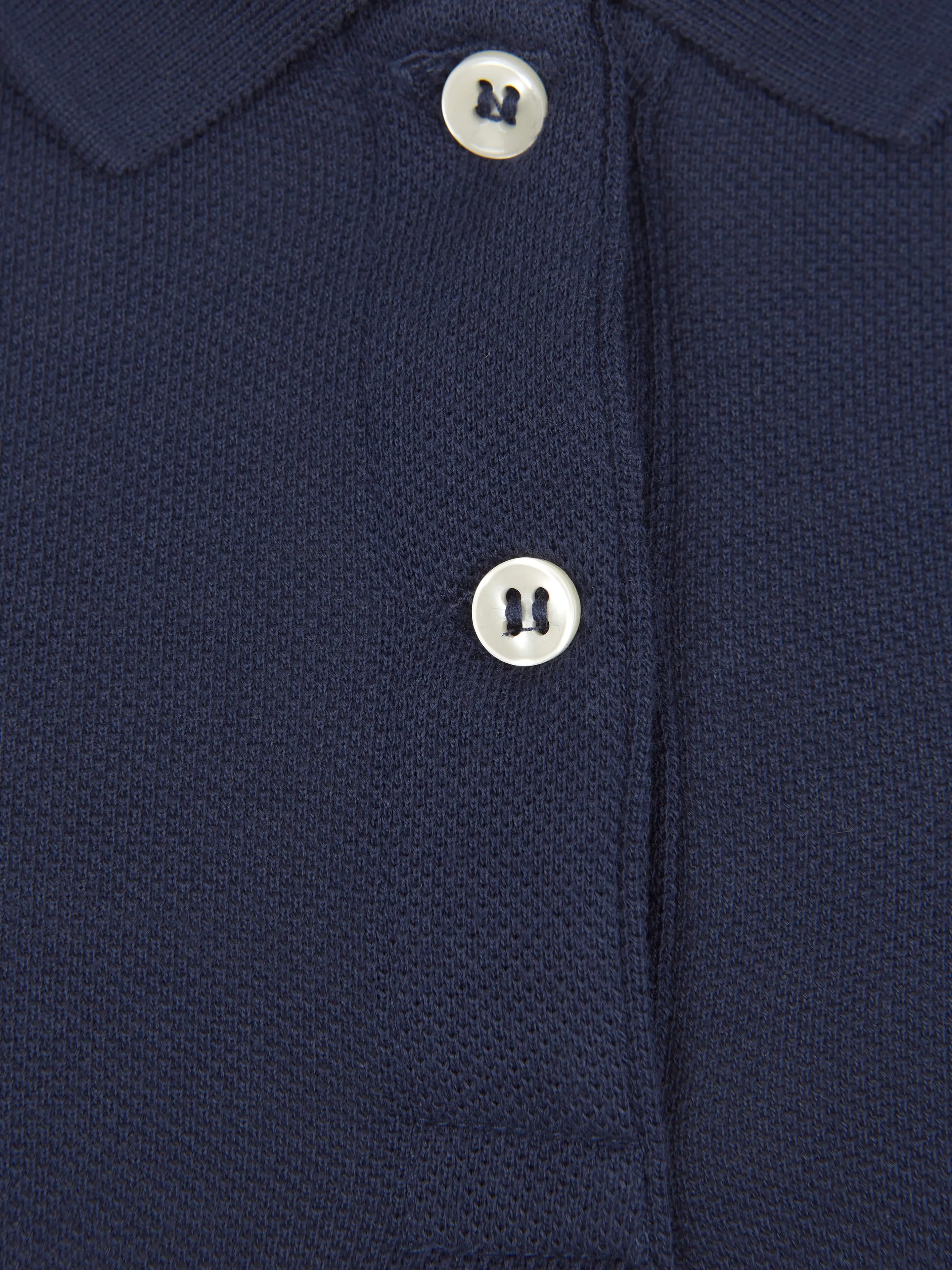 Lacoste Girls Pocket Polo Dress in Navy