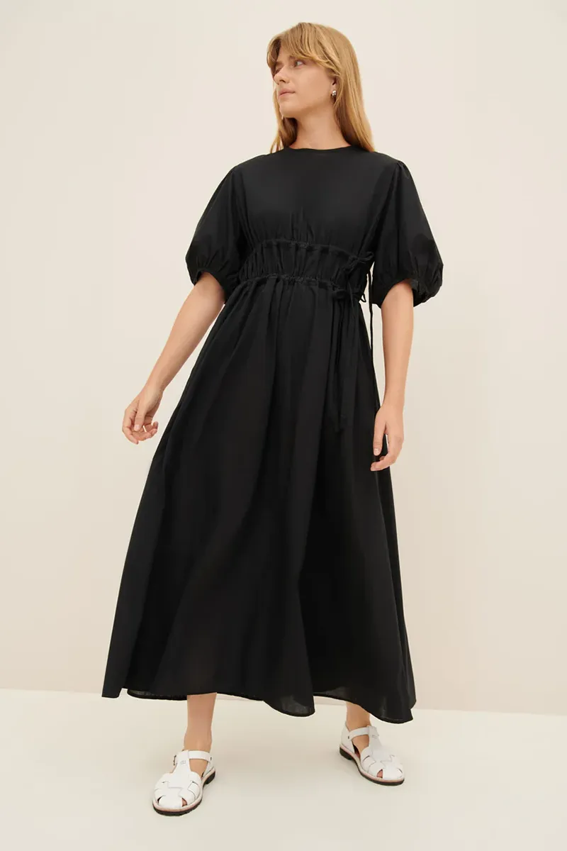 Long Celeste Dress - Black