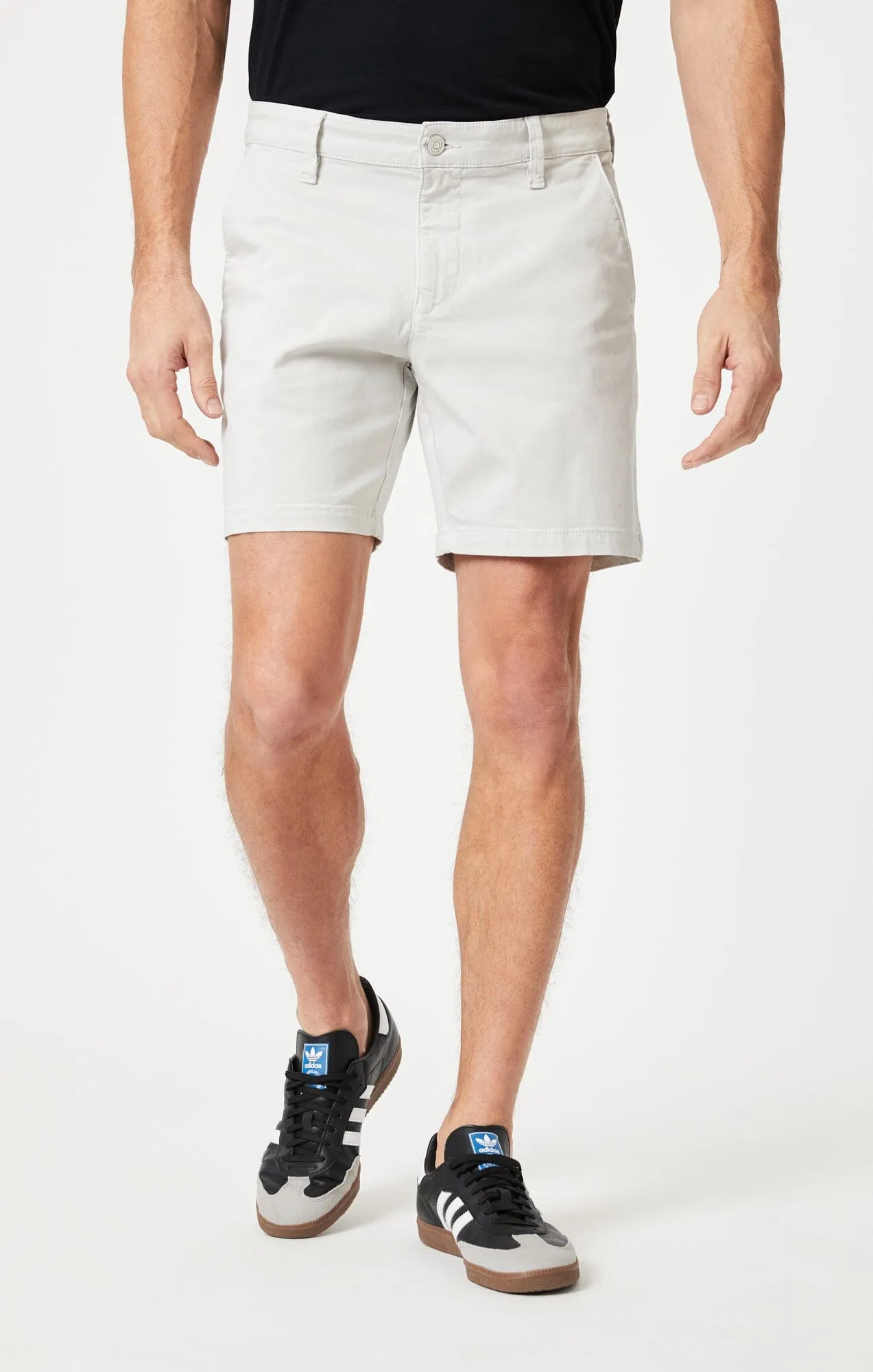 NATE SHORTS IN OYSTER MUSHROOM TWILL