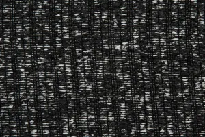 Sophisticated Black Open Weave Boucle (Made in Italy)