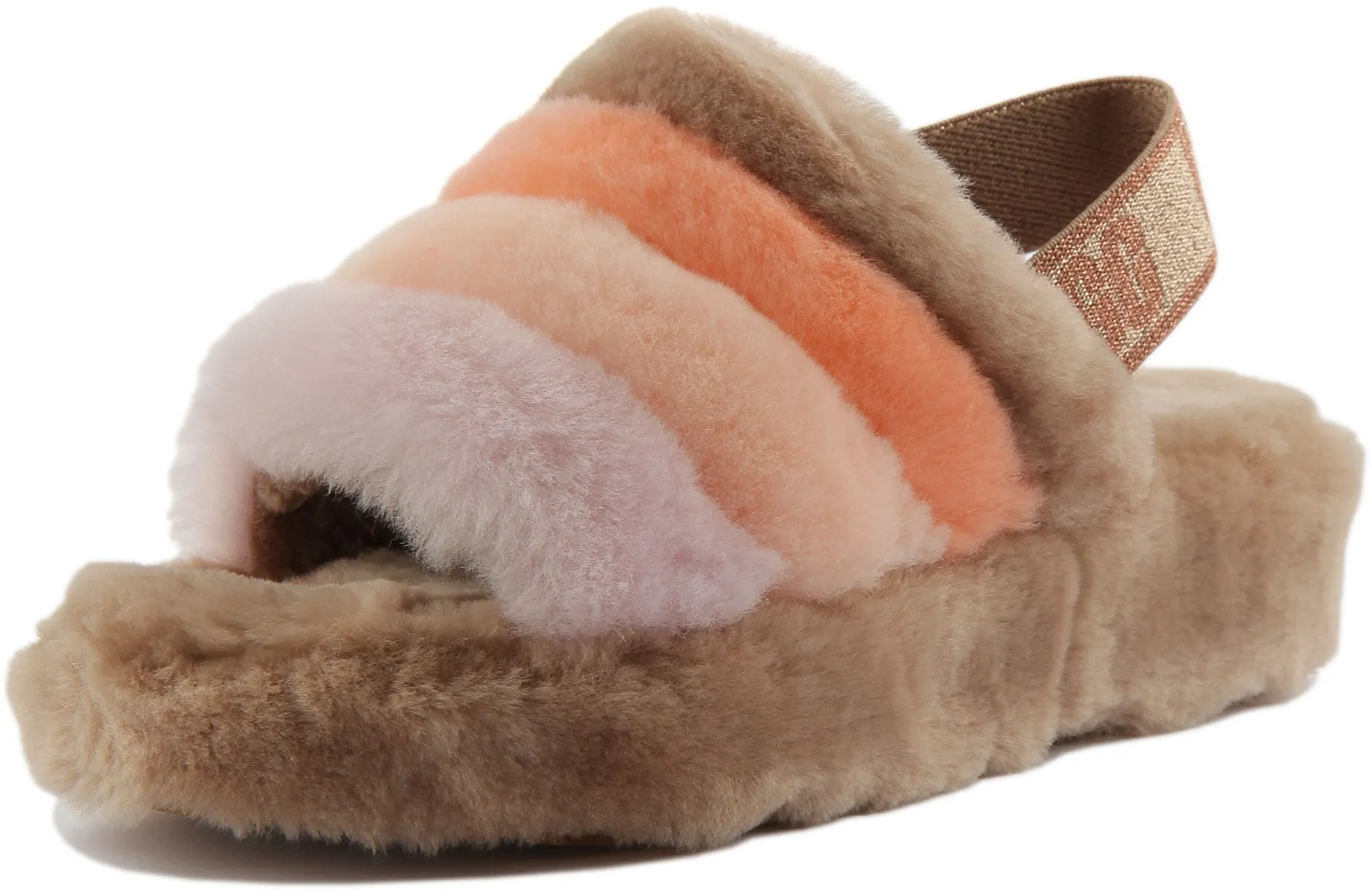 Ugg Australia Fluff Yeah Slide In Sand For Women