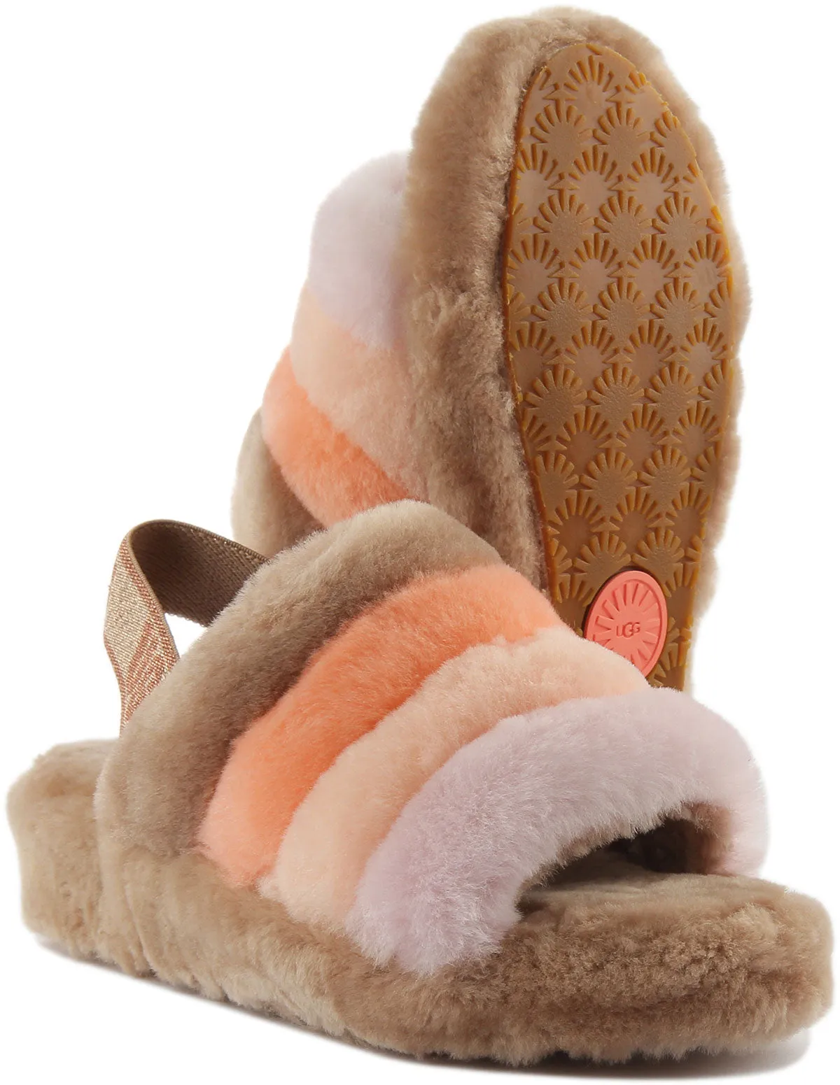 Ugg Australia Fluff Yeah Slide In Sand For Women